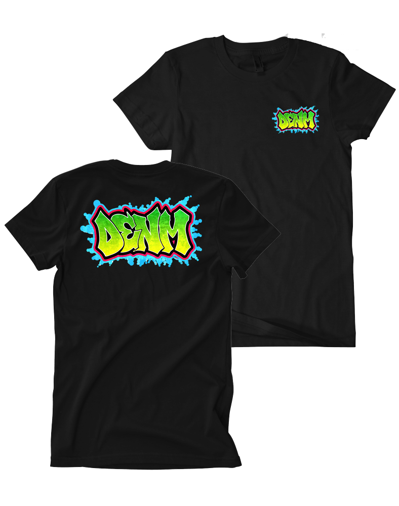 Graffiti Tee (Black) – Denm Store