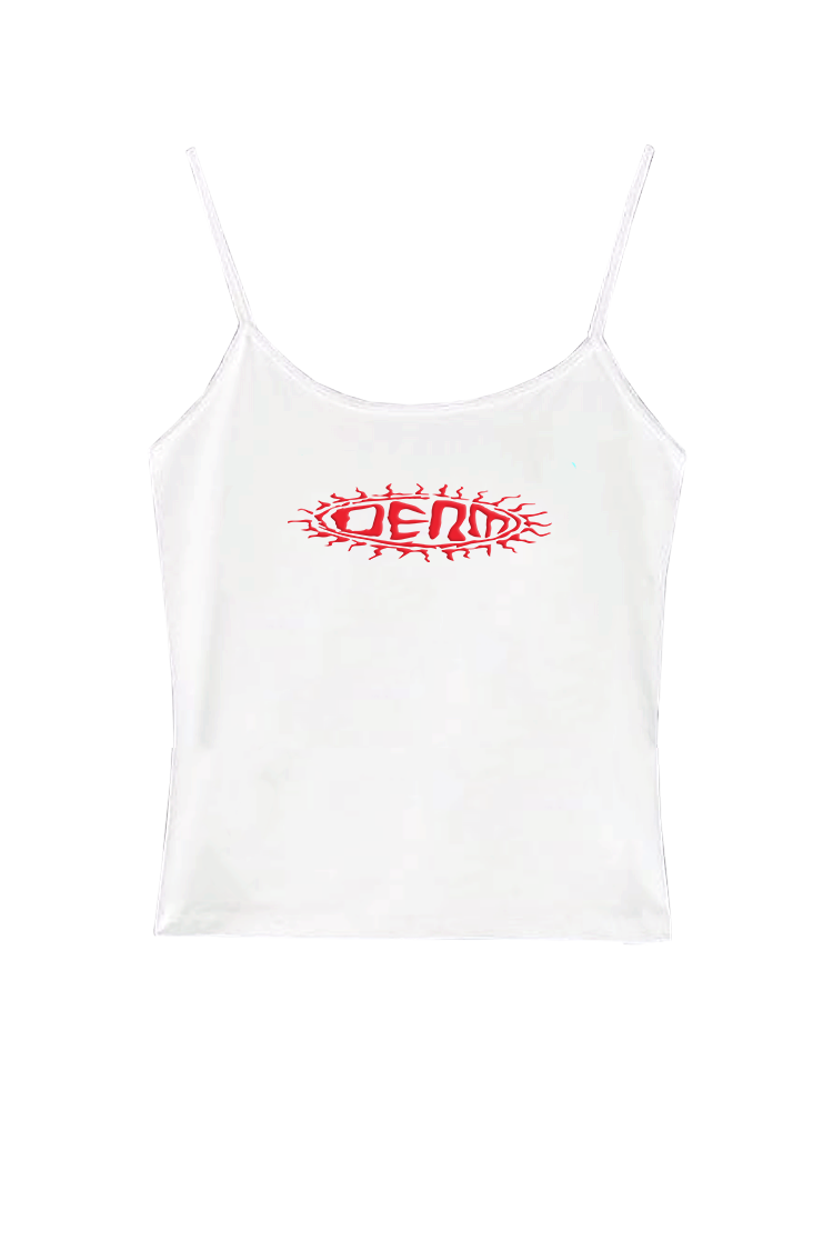 タグ付2枚セット CUP IN EMBROIDERY LOGO TANK TOP