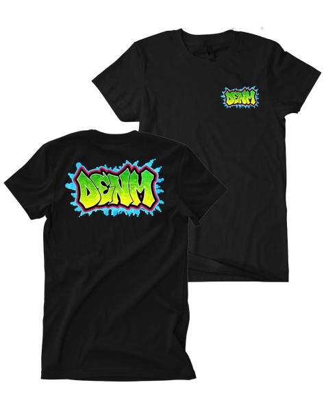 Graffiti Tee (Black) – Denm Store